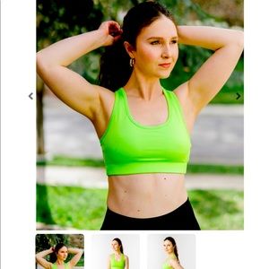 Zyia Bomber Bra Green